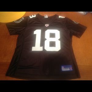 Kids Reebok Black Peyton Manning Jersey M